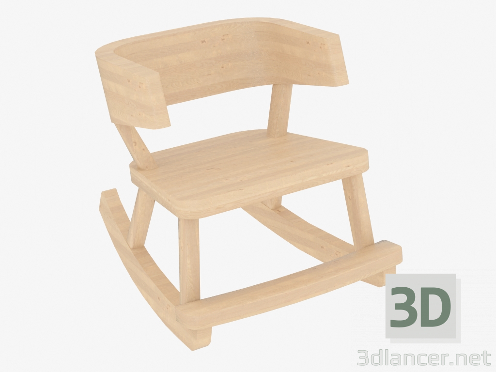 modello 3D Sedia a dondolo Neo Country - anteprima