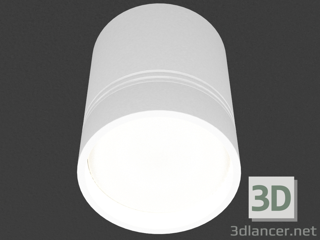 3d model lámpara de LED de superficie (DL18481_WW-White R) - vista previa