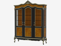 Vitrine en bois dur Casanova (art. 12115)