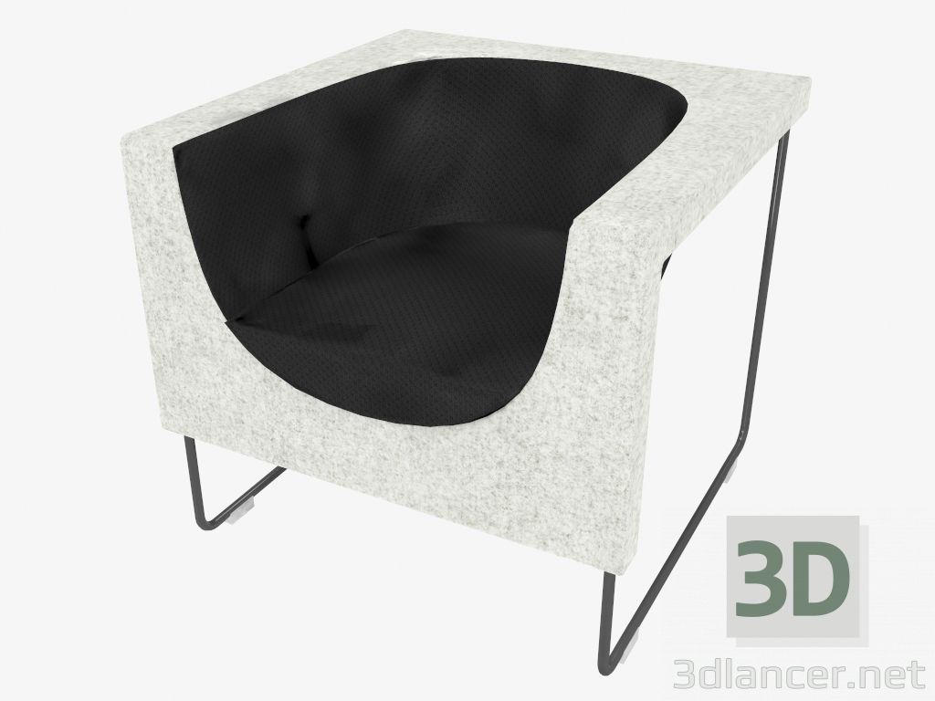 3d model Sillón - vista previa