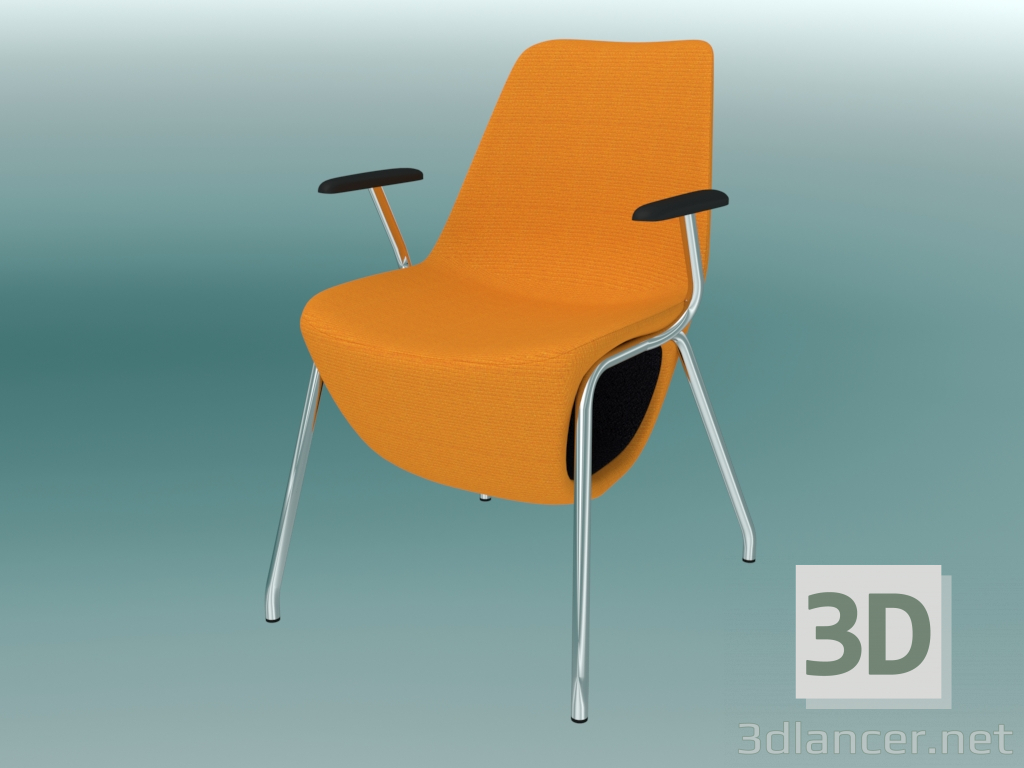 modèle 3D Fauteuil (10H 2P) - preview