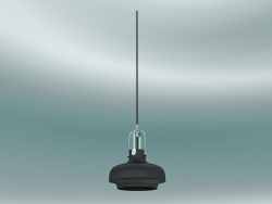 Pendant lamp Copenhagen (SC6, Ø20cm H 25cm, Matt black)