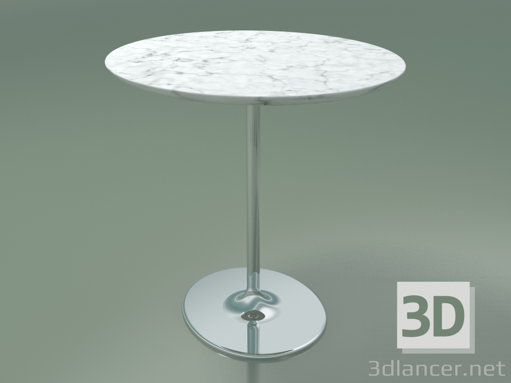 3D modeli Oval sehpa 0743 (H 50 - 51х47 cm, mermer, CRO) - önizleme