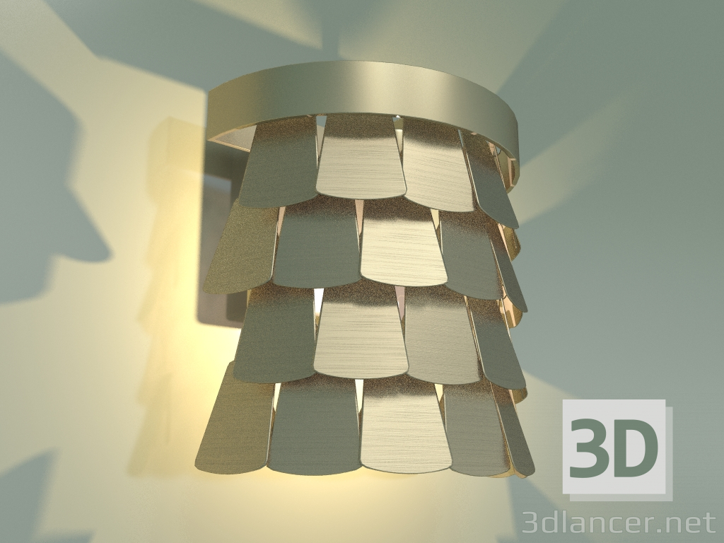 3d model Lámpara de pared Corazza 317 - vista previa