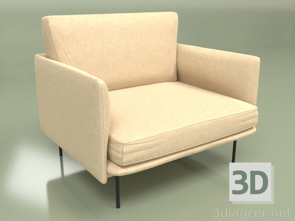 3d model Armchair Bebe - preview