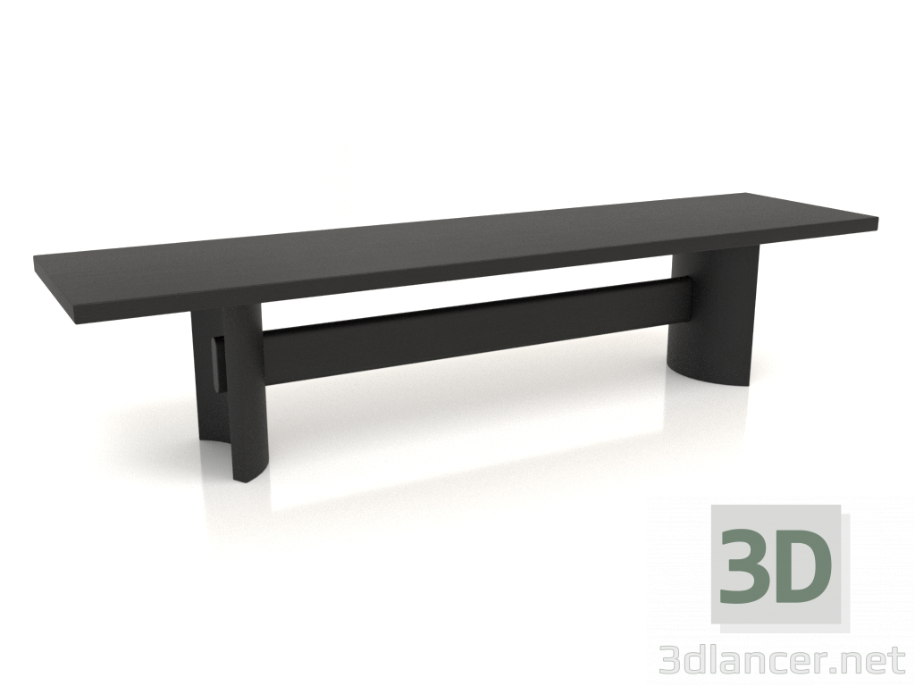 Modelo 3d Banco VK (1600x400x350, madeira preta) - preview