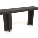 modèle 3D Table console KT 14 (1600x400x775, bois brun foncé) - preview