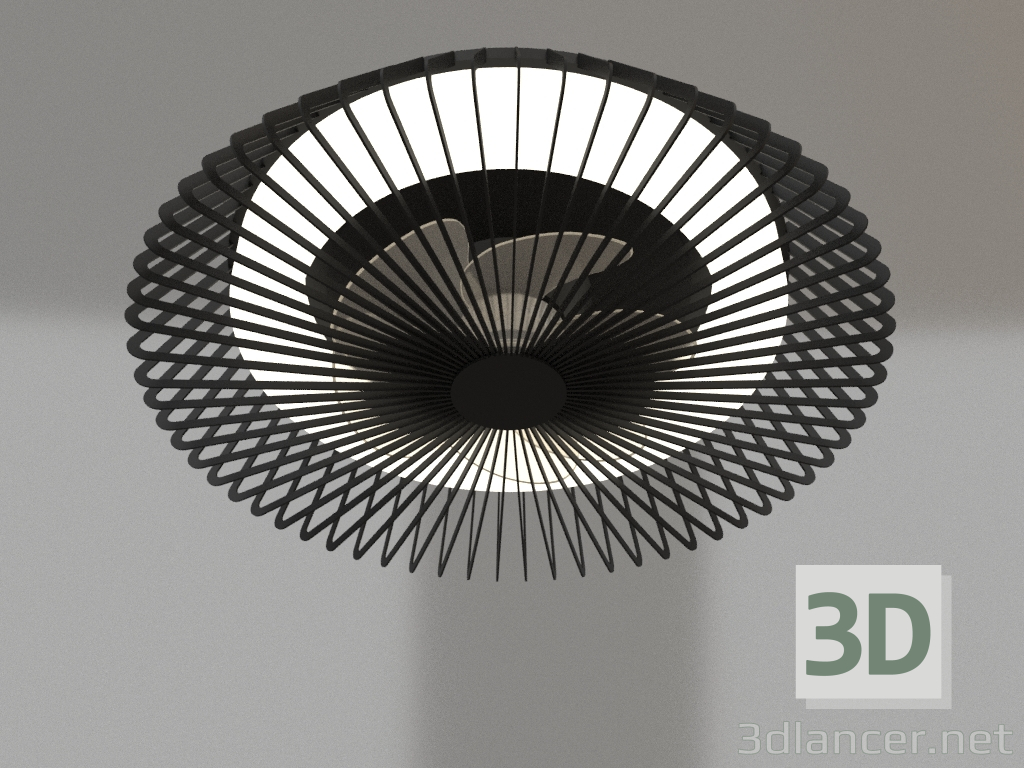 Modelo 3d Lustre-ventilador de teto (7121) - preview