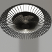 modello 3D Lampadario-ventilatore da soffitto (7121) - anteprima