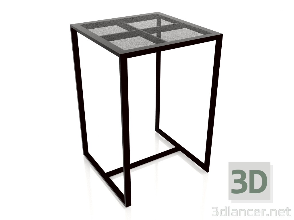 modèle 3D Table de bar (Noir) - preview