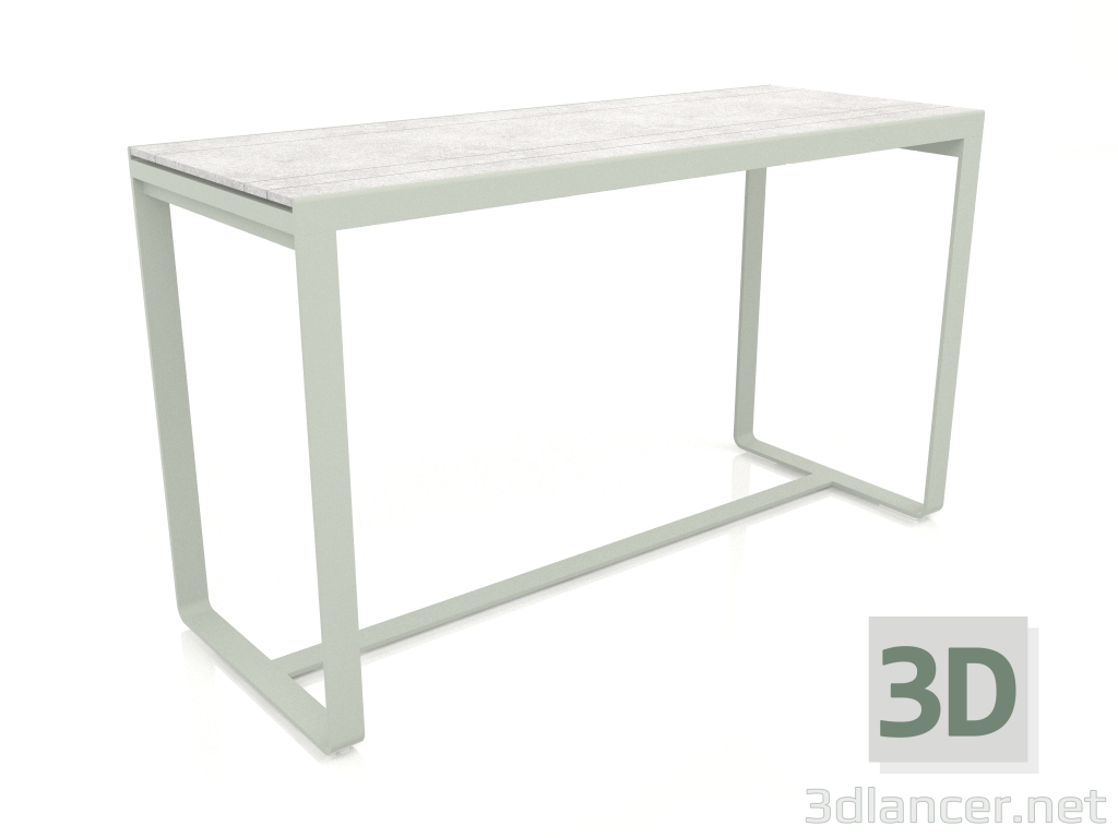 modèle 3D Table de bar 180 (DEKTON Kreta, Gris ciment) - preview