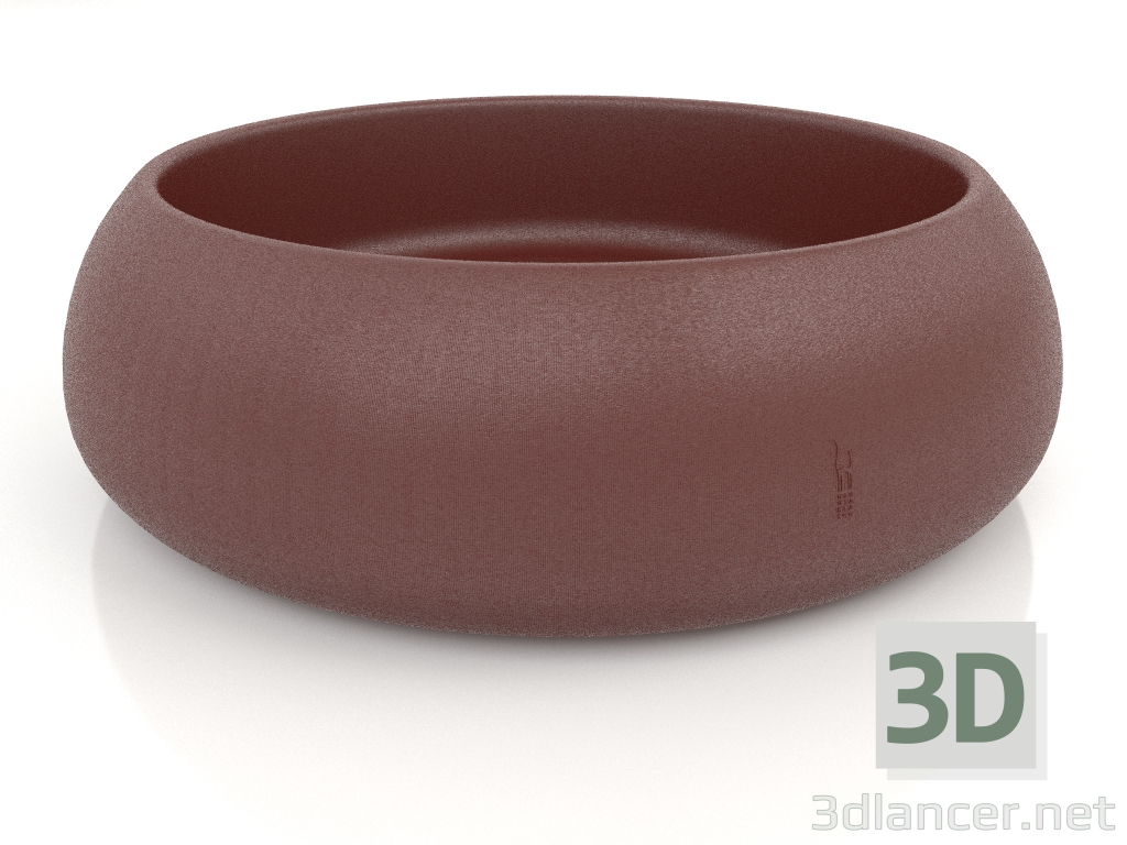 modello 3D Vaso per piante 4 (Vino rosso) - anteprima