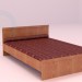 Modelo 3d Cama de casal - preview