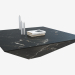 3d model Coffee table Lythos (dark) - preview