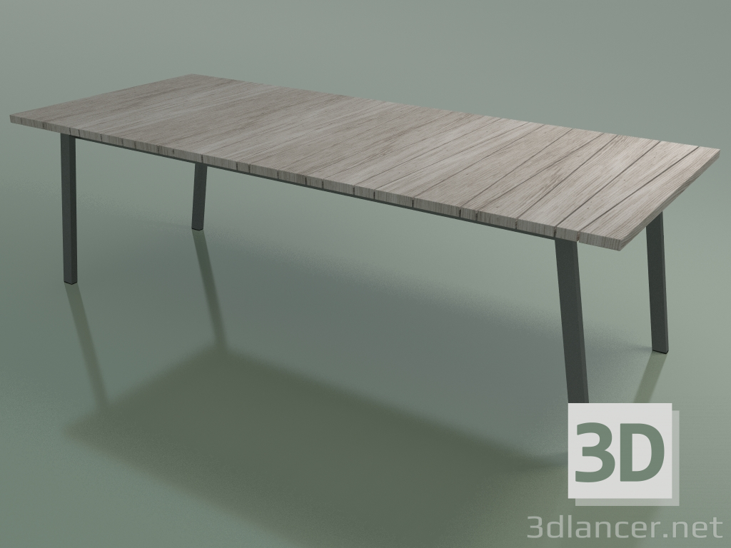 3d model Mesa de comedor exterior InOut (133, aluminio lacado gris, MAT-CL) - vista previa