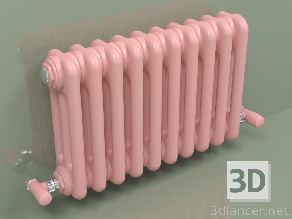 3d model Radiator TESI 3 (H 300 10EL, Pink - RAL 3015) - preview