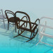 3d model Rocking chairs and stools - preview