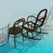 3d model Rocking chairs and stools - preview