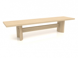 Banc VK (1600x400x350, bois blanc)