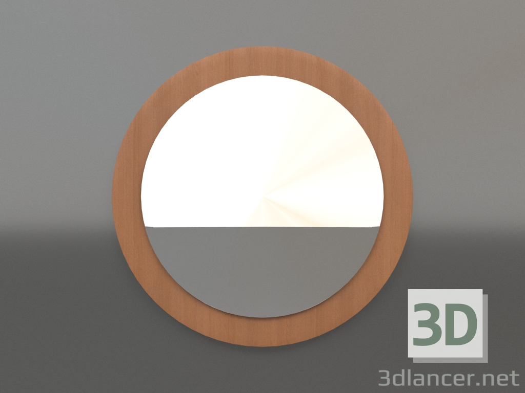 3D Modell Spiegel ZL 25 (D=495, Holz rot) - Vorschau