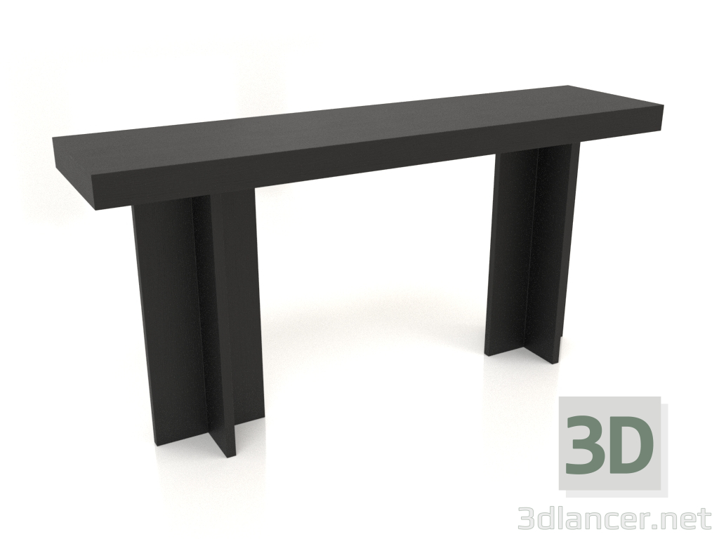 modèle 3D Table console KT 14 (1600x400x775, bois noir) - preview