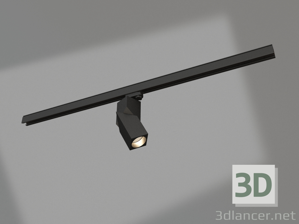 3d model Lamp LGD-TWIST-TRACK-4TR-S60x60-12W Warm3000 (BK, 30 deg) - preview