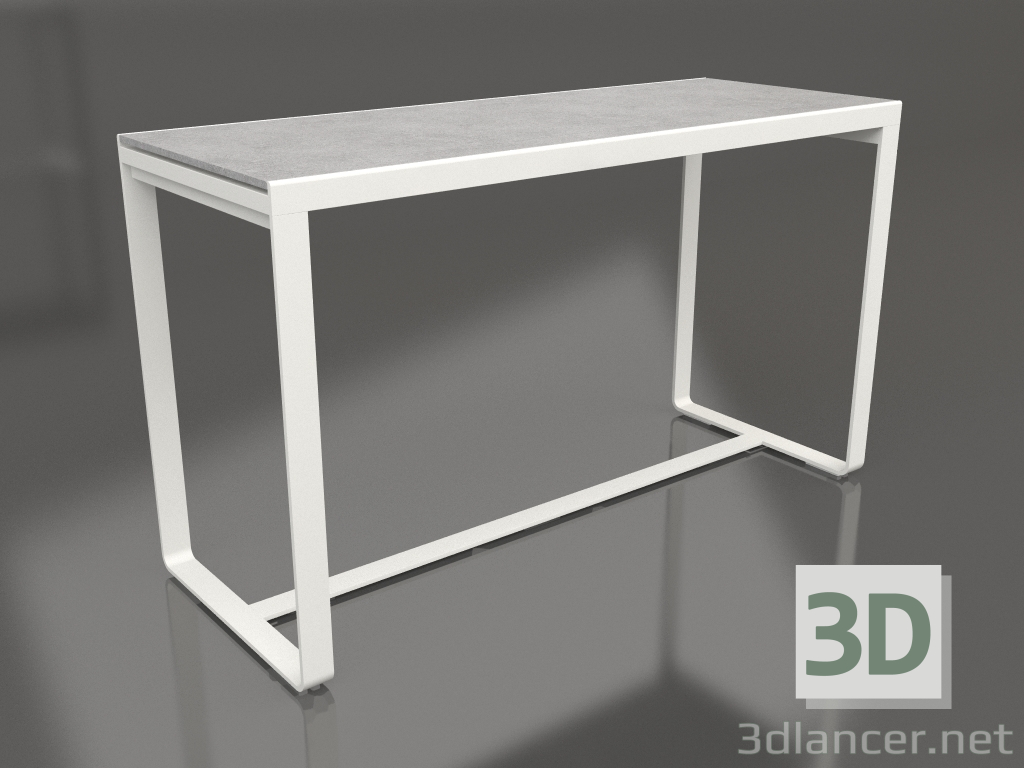 3D modeli Bar masası 180 (DEKTON Kreta, Akik gri) - önizleme