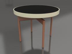 Стол журнальный круглый Ø60 (Gold, DEKTON Domoos)