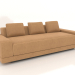 3d model Cortona Slim-Arm Sofa - preview