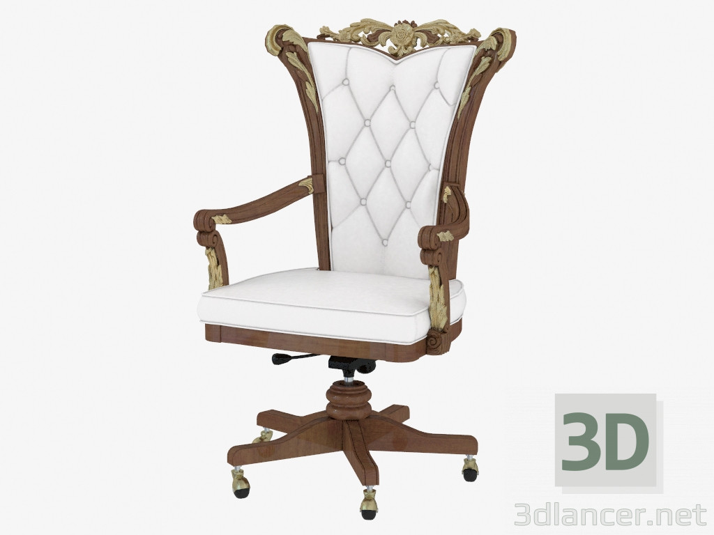 3d model Silla de oficina en estilo clásico 208 - vista previa