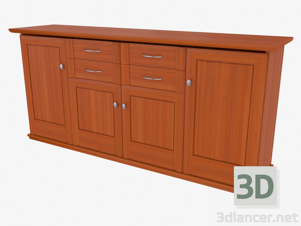 3d model Buffet de cuatro secciones (9711-41) - vista previa