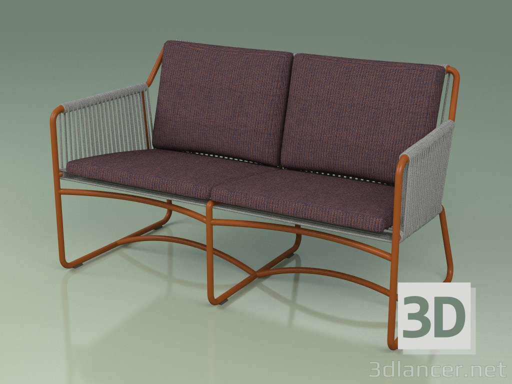 3d model Sofá 720 (óxido de metal) - vista previa