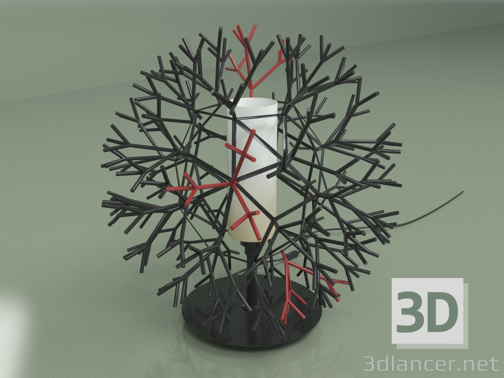 modello 3D Lampada da tavolo Pallucco Corallo - anteprima