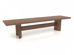 Banc VK (1600x400x350, bois brun clair)