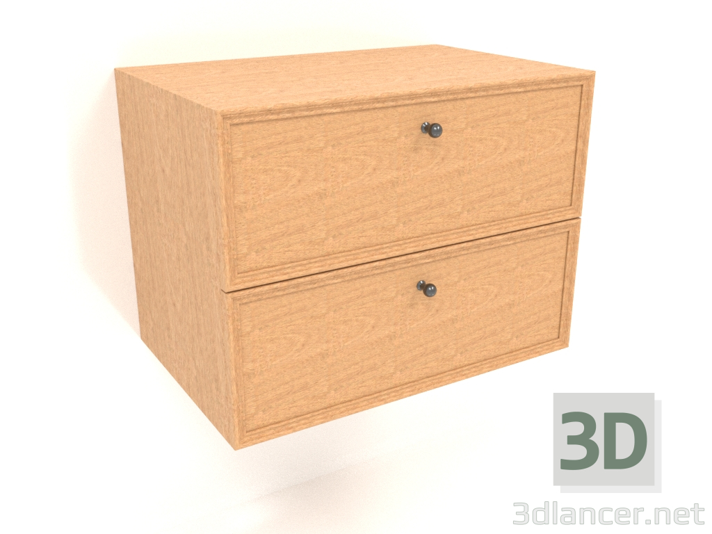 Modelo 3d Armário de parede TM 14 (600x400x455, folheado de madeira de mogno) - preview