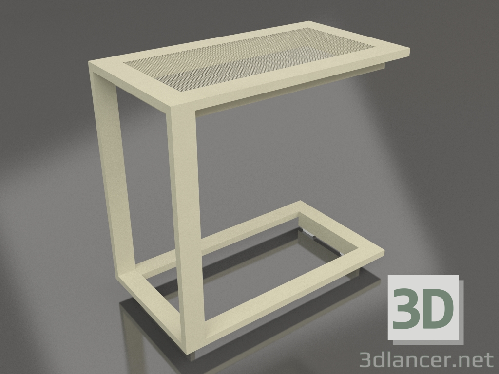 modèle 3D Table d'appoint C (Or) - preview