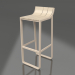 3d model Stool with a low back (Sand) - preview