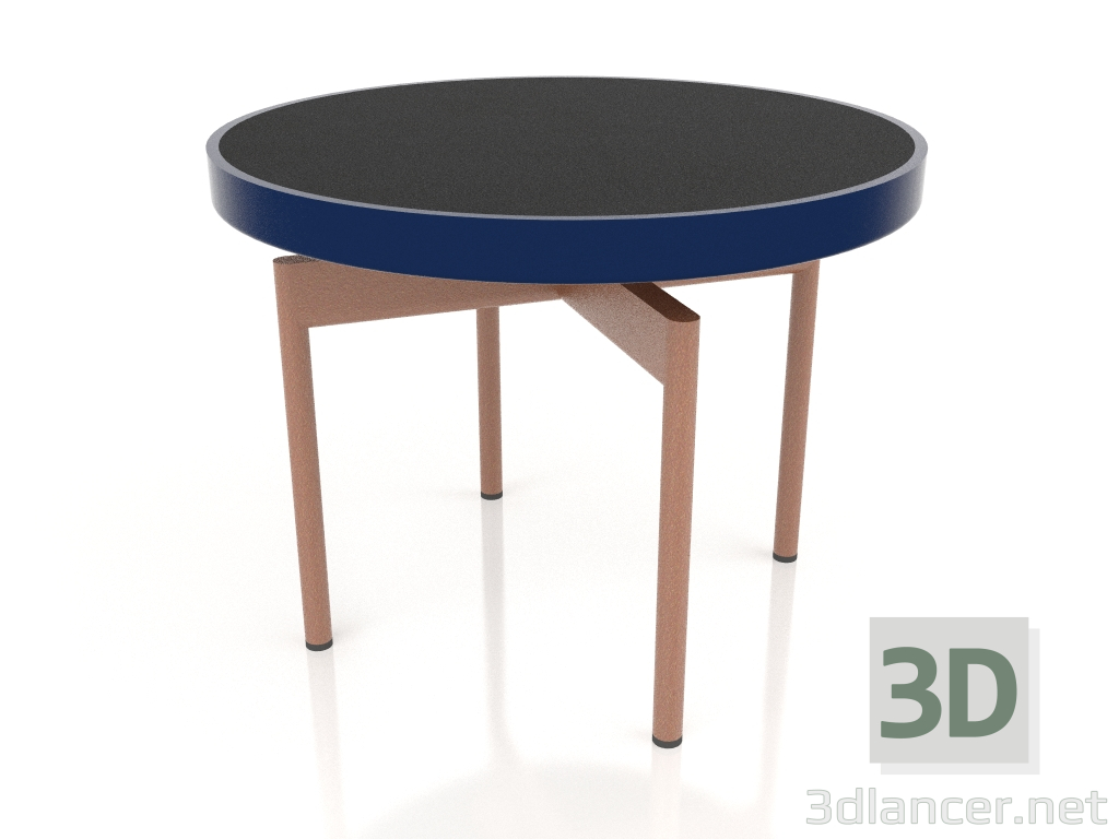 modello 3D Tavolino rotondo Ø60 (Blu notte, DEKTON Domoos) - anteprima