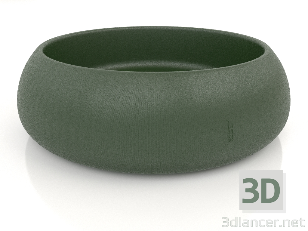 3d model Maceta para una planta 4 (Verde botella) - vista previa