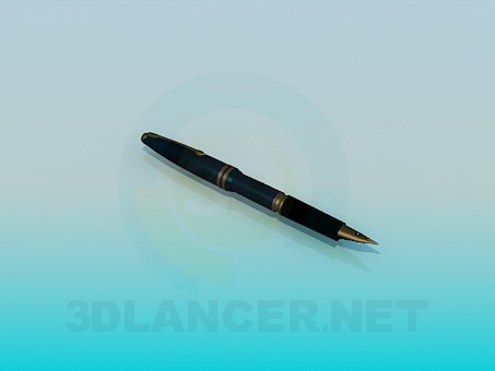 3d model Pluma de la tinta - vista previa