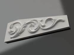 Decorative plaster element DE 040 B (90х252)