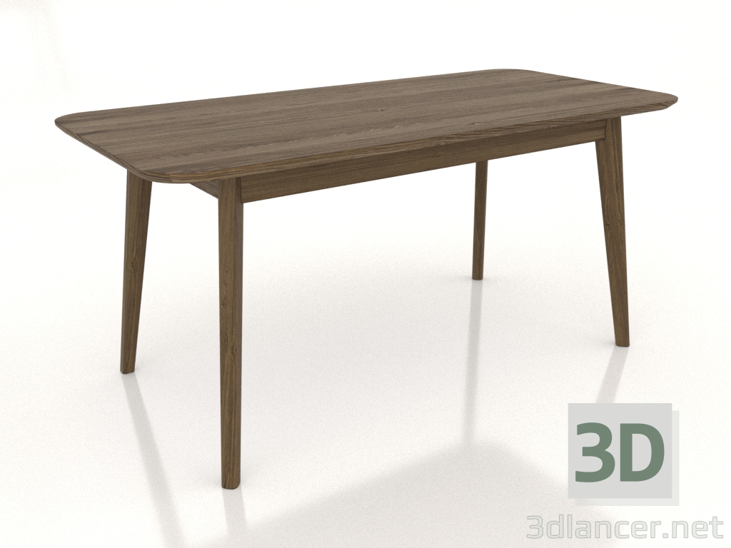 3d model Dining table LARGE 1600x750 mm (lightened ash walnut) - preview