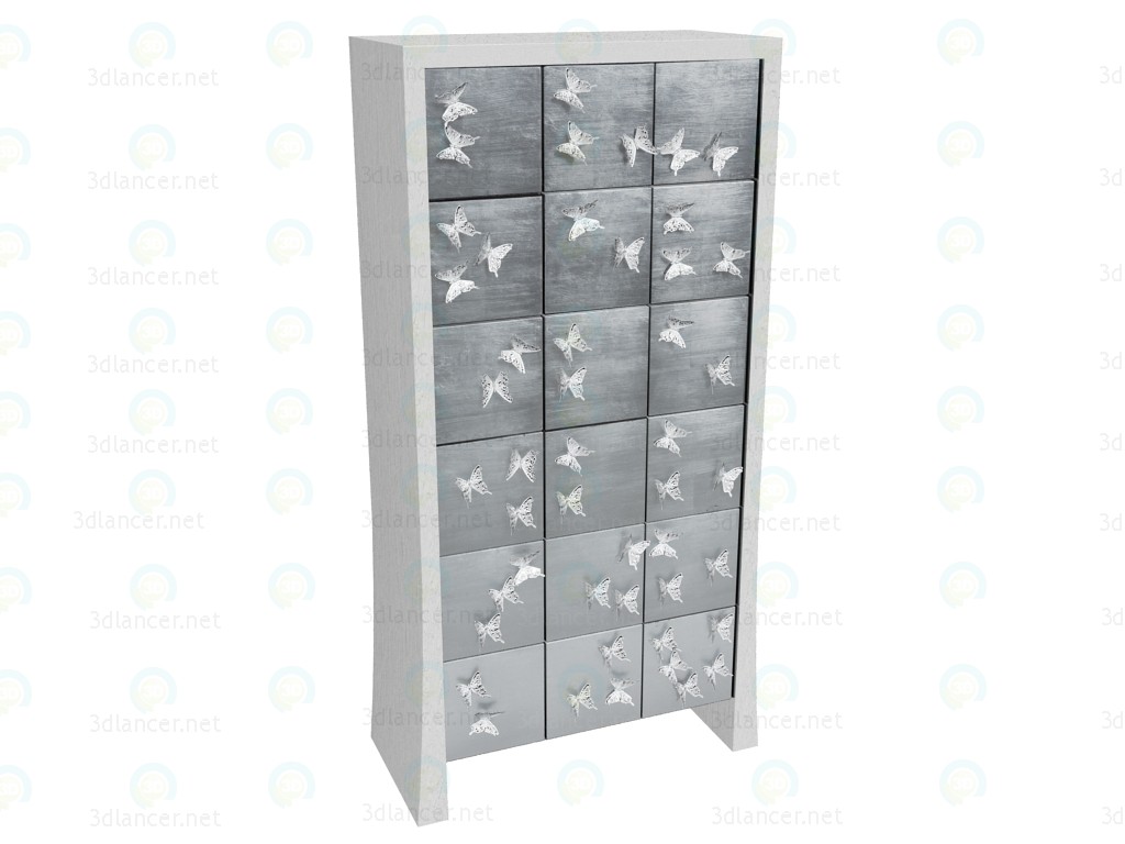 3d model Shoe rack Papillon - preview