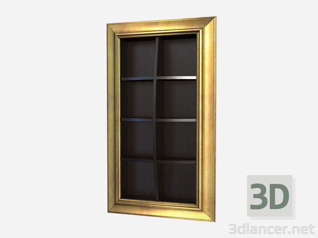 3d model Librería grande en el estilo art deco Boheme Z01 - vista previa