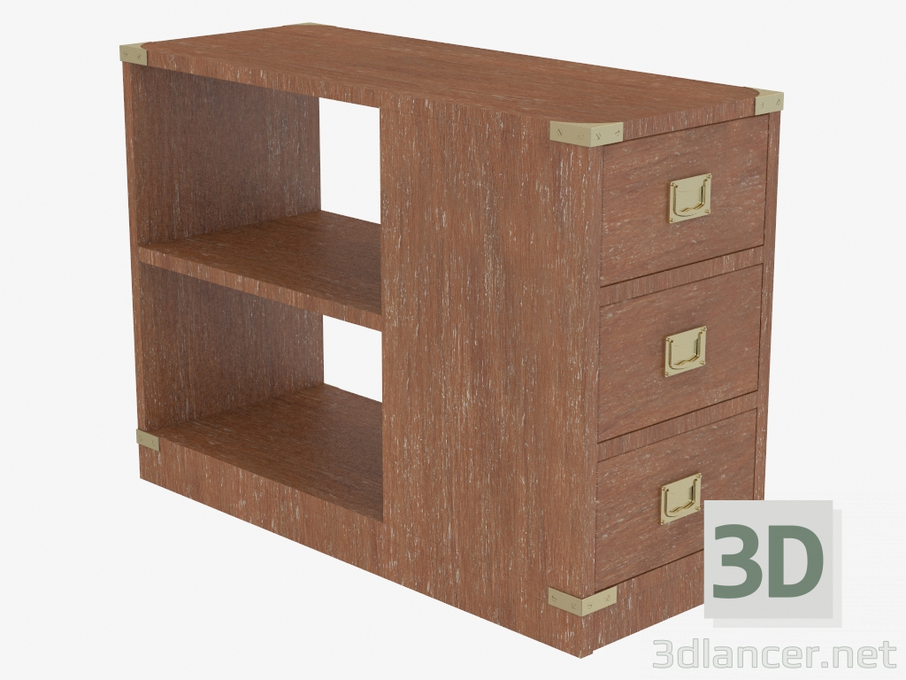 3d model Gabinete con cajones - vista previa