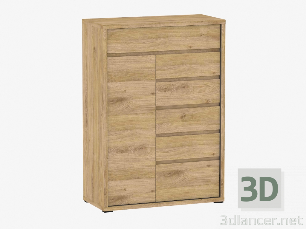 modello 3D Chest 1D-6S (TYPE 32) - anteprima