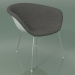 3d model Lounge chair 4212 (4 legs, with front trim, PP0001) - preview