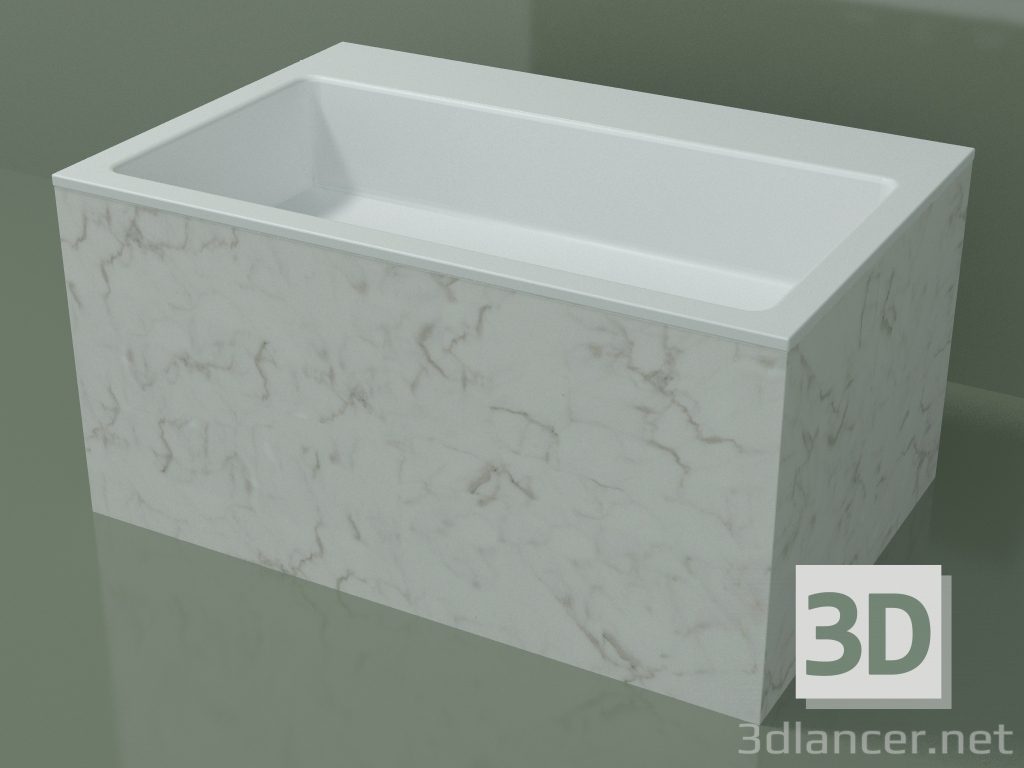 Modelo 3d Lavatório de bancada (01R142302, Carrara M01, L 72, P 48, H 36 cm) - preview