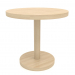 3d model Dining table DT 012 (D=800x750, wood white) - preview