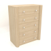 modèle 3D Commode TM 022 (910x480x1140, bois blanc) - preview